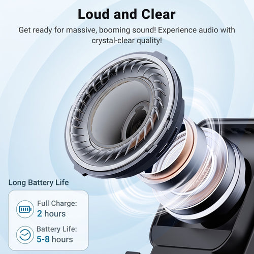 Flexivus AuraDock™ - 5-in-1 Foldable Bluetooth Speaker & Phone Stand