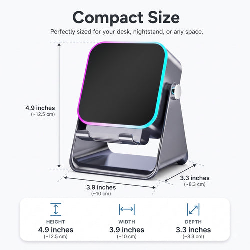 Flexivus AuraDock™ - 5-in-1 Foldable Bluetooth Speaker & Phone Stand